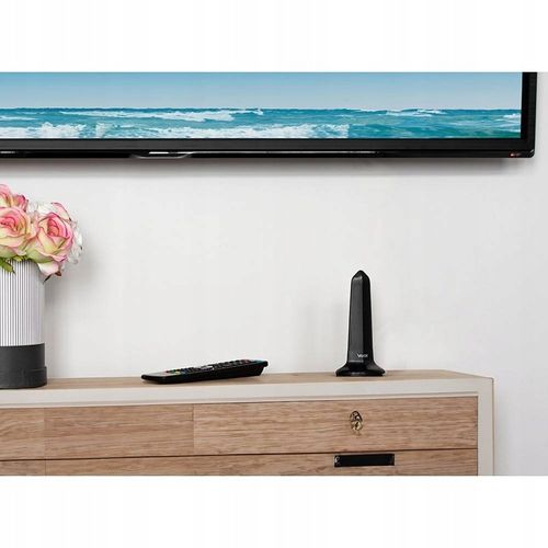 ANTENA POKOJOWA DVB-T2 DO TV NAZIEMNEJ DOOKÓLNA AKTYWNA MAGNES USB 4K VAYOX na Arena.pl
