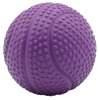 Zabawka dla psa gumowa piłka sportowa koszykówka fioletowa 4,5cm UNIQ PETS