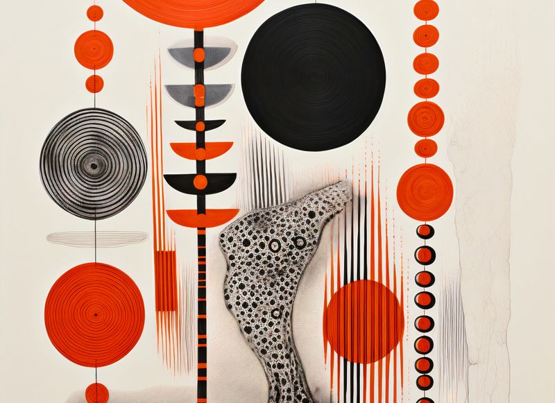 Plakat 55x40cm Kontrastowy Kosmos zdjęcie 1