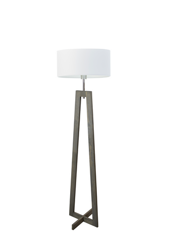 Lampa podłogowa BALI  abażur walec brązowy E27 na Arena.pl