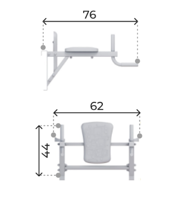 poręcze podnoszone Trick - biały na Arena.pl