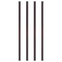 Słomki do shake 22cm śr.7 czarne 500szt Papstar