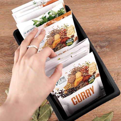 organizer pojemnik na przyprawy w torebkach czarny 229047-c na Arena.pl