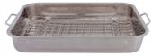 BRYTFANNA Z RUSZTEM FORMA DO PIECZENIA STAL 35cm