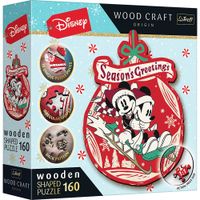 puzzle 160 drewniane świątecz przygod mickey 20192