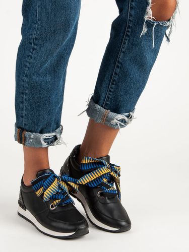 MODNE WIĄZANE TRAMPKI Rozmiar - 41 na Arena.pl