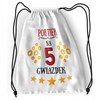 Plecak Sportowy Szkolny Portiera Worek Torba Z Nadrukiem Ze Zdjęciem