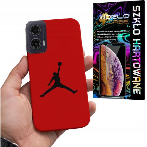ETUI DO MOTOROLA MOTO G35 - KOSZYKÓWKA WZORY DLA FANÓW NBA + SZKŁO na Arena.pl