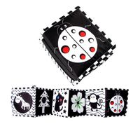 Książeczka edukacyjna ochraniacz sensoryczny na łóżeczko biedronka