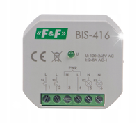 F&F Przekaźnik bistabilny 2-obwodowy do puszki 230V BIS-416