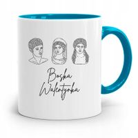 Kubek Błękitny Na Walentynki Boska Walentynka Z Nadrukiem Ze Zdjęciem