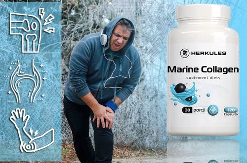 HERKULES Marine Collagen 120caps KOLAGEN RYBI KWAS HIALURONOWY WITAMINA C na Arena.pl