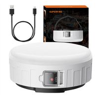 lampa kempingowa superfire t25, 400lm, usb
