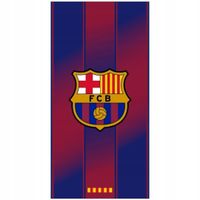 Ręcznik plażowy szybkoschnący FC Barcelona 70x140 cm dla dzieci licencja