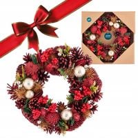 Wianek na drzwi świąteczny stroik wieniec Boże Narodzenie Altom Design 30cm