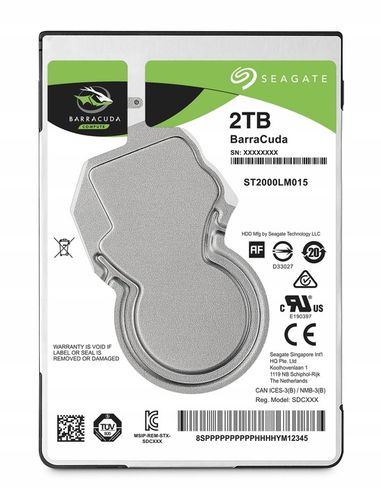 Dysk SEAGATE Barracuda 2TB HDD SATA 2.5inch ST2000LM015 na Arena.pl