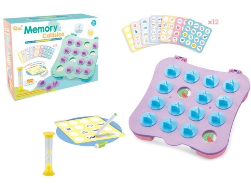 Edukacyjna Gra Memory, Super Na Pamięć, Plansza, Klepsydra, Karty zdjęcie 2