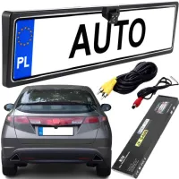 KAMERA COFANIA Z LED W RAMCE TABLICA REJESTRACYJNA