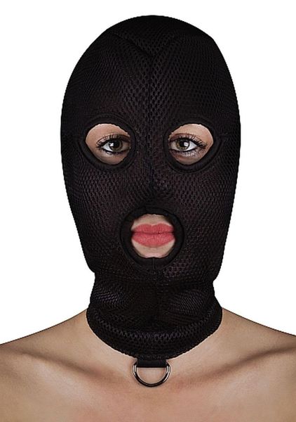 Maska Z Pierścieniem Elastyczna Na Głowę Bdsm Sex zdjęcie 1