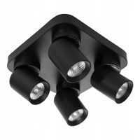 LAMPA SUFITOWA ŚCIENNA OPRAWA HALOGENOWA 4x GU10 LED SPOT RUCHOMY OBRACANY