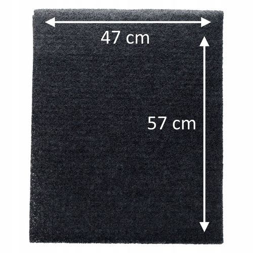 2x FILTR WĘGLOWY do okapu uniwersalny 57x47 cm do wycięcia na Arena.pl