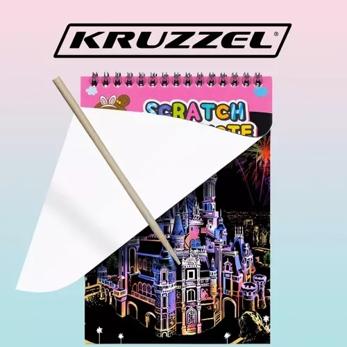 Zestaw Kartek Do Zdrapywania+Drewniany Rysik 22449 zdjęcie 2
