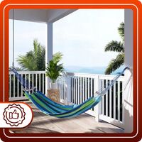 Hamak Ogrodowy XXL Bawełniany mocny turystyczny 2 osobowy huśtawka + torba