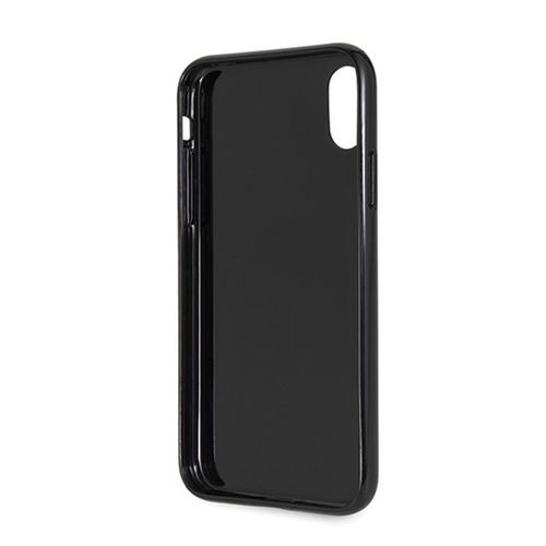 Guess Solid Glitter Triangle - Etui iPhone Xs / X (Black) na Arena.pl