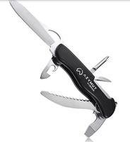 Scyzoryk AZYMUT Karkon, 9 narzędzi + kabura