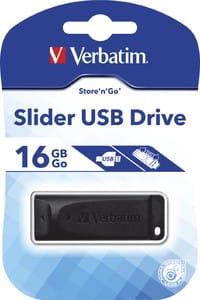 Verbatim Pendrive Slider 16GB czarny na Arena.pl