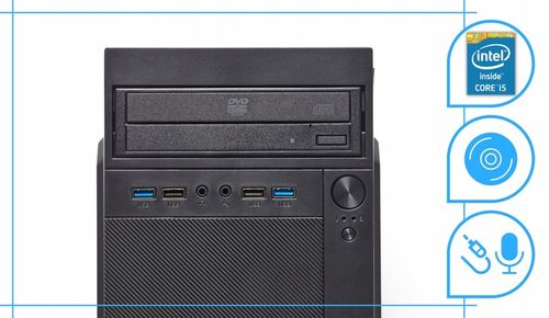 Komputer Biurowy Intel Core i5 16GB 256GB SSD Windows 10 Pro DVD Wydajny na Arena.pl