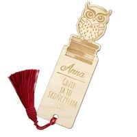 Zakładka do KSIĄŻKI prezent na URODZINY GRAWER