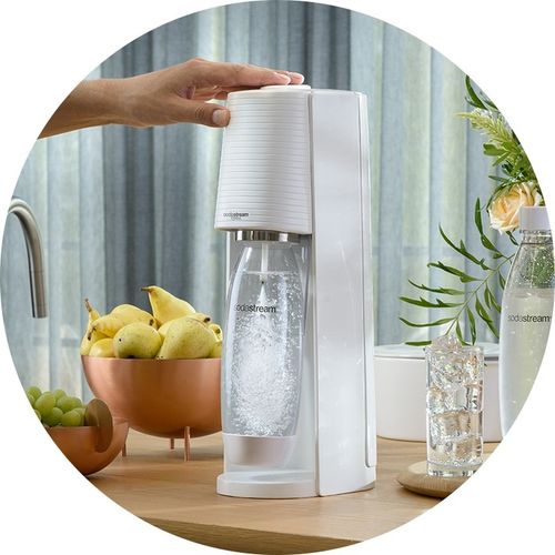 Saturator SodaStream do Wody Gazowanej Terra Biały Butelka Nabój CO2 na Arena.pl