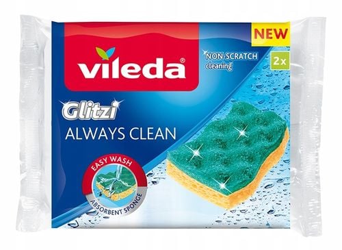 zmywak wiskozowy vileda glitzi always clean 2 szt. na Arena.pl