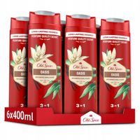 Old Spice Oasis Żel męski pod prysznic i szampon 3w1, 6 x 400ml