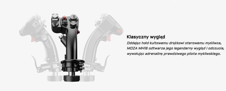 MOZA MH16 Flightstick, Symulator Lotu zdjęcie 9