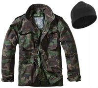 KURTKA WOJSKOWA M65 BRANDIT CLASSIC MILITARNA PARKA OVERSIZE WOODLAND 5XL