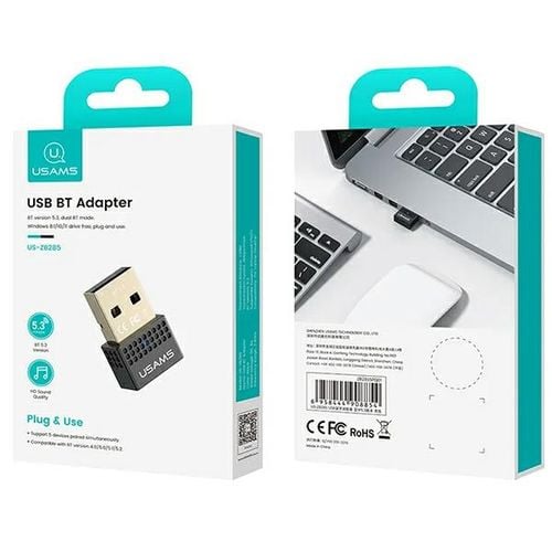 usams adapter usb bluetoothczarny/black zb285spq01 (us-zb285) na Arena.pl