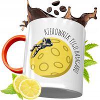 Kubek Pomarańczowy Dla Szefa Prezent Z Nadrukiem Ze Zdjęciem