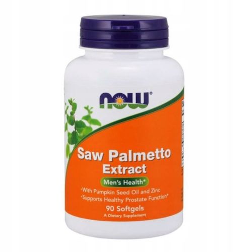 NOW FOODS PALMA SABAŁOWA PROSTATA TESTOSTERON 90k na Arena.pl