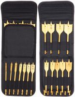 WIERTŁA ŁOPATKOWE PIÓRKOWE PŁASKIE DO DREWNA 16szt