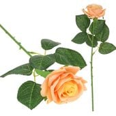 Róża Silikonowa Gałązka Kwiaty Sztuczne Dekoracje do Wazonu 44 cm