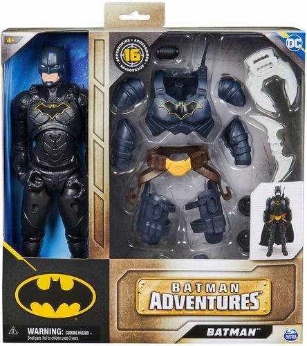 DC COMICS ZESTAW DUŻA FIGURKA BATMAN 30 CM + AKCESORIA 16 ELEMENTÓW na Arena.pl
