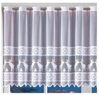 Firana kuchenna zazdrostka zima RENIFERY święta Boże Narodzenie 150x70 cm