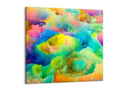 Obraz Na Płótnie - Kolory Tęczy  - 60X60 Cm - Ac60X60-4055 na Arena.pl