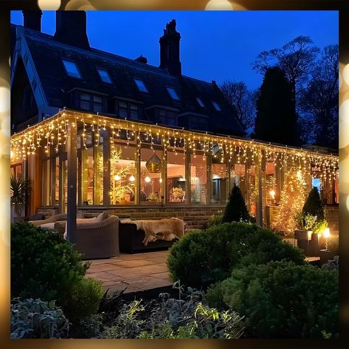 SOPLE LAMPKI CHOINKOWE ŚWIATEŁKA 300 LED 14,5M GRUBY KABEL FLASH ZEWNĘTRZNE na Arena.pl