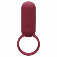 tenga svr smart vibe ring carmine - pierścień z 5 trybami pracy, usb