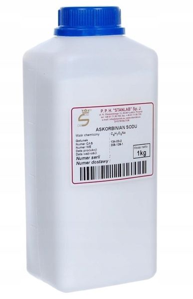 Askorbinian Sodu Witamina C 1000 g Stanlab CZDA zdjęcie 3