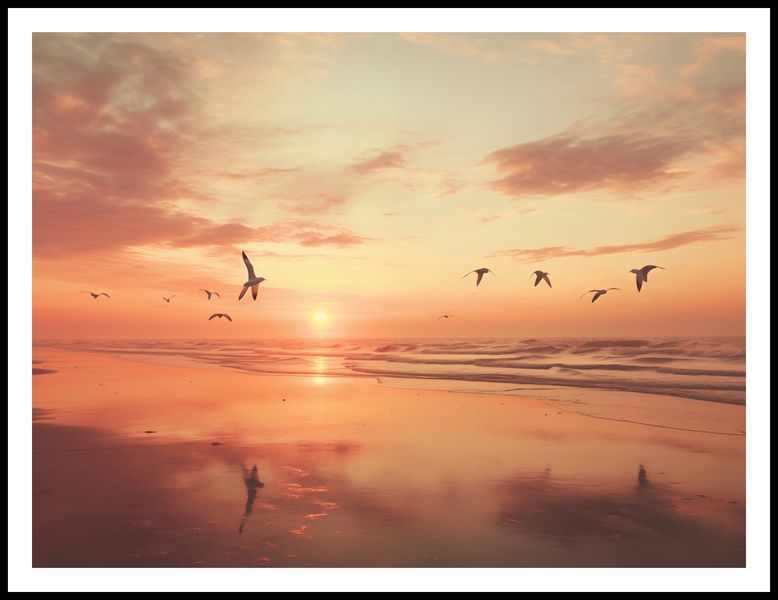 Plakat 100x75cm Spokojna Przystań zdjęcie 3