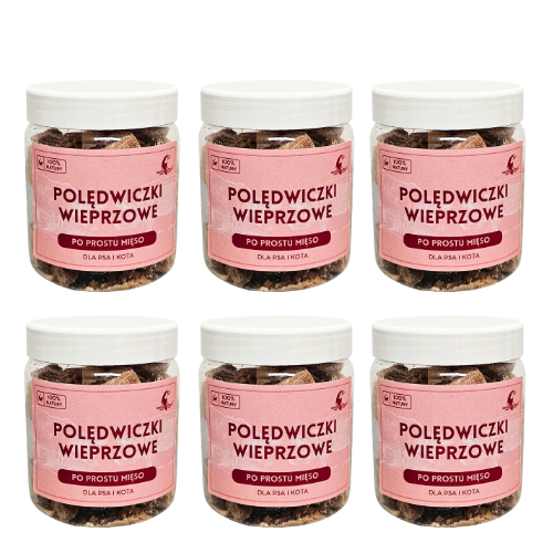 6x 80g Liofilizowane polędwiczki wieprzowe na Arena.pl